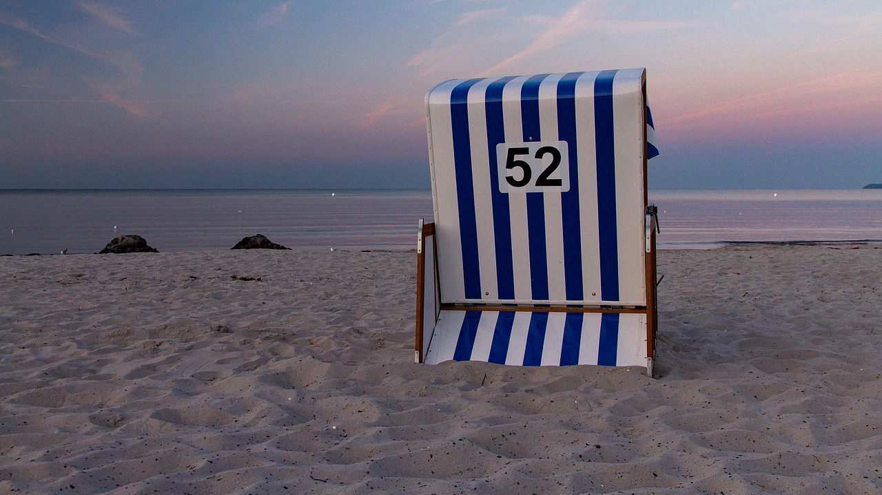 beach chair  beach  sea free photo