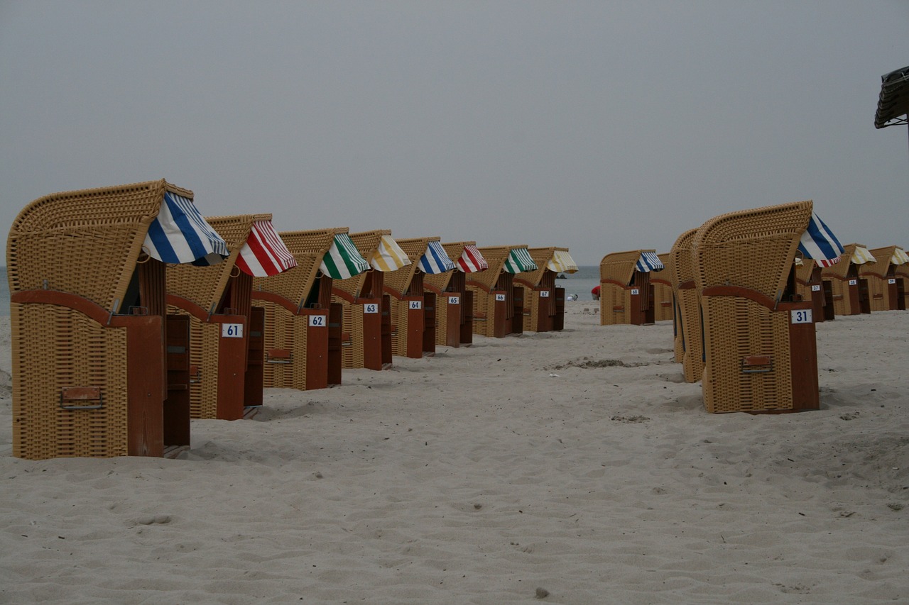 beach chair beach sand free photo