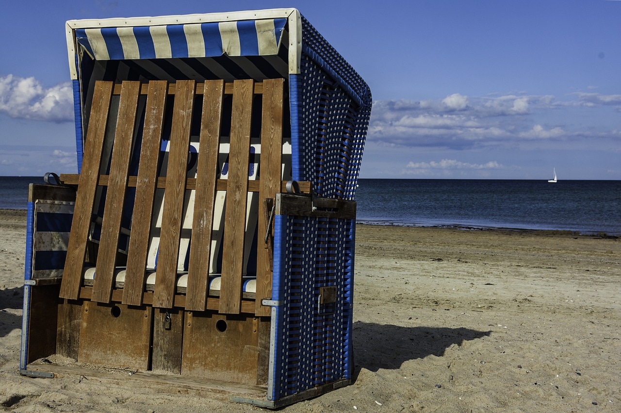 beach chair holiday sea free photo