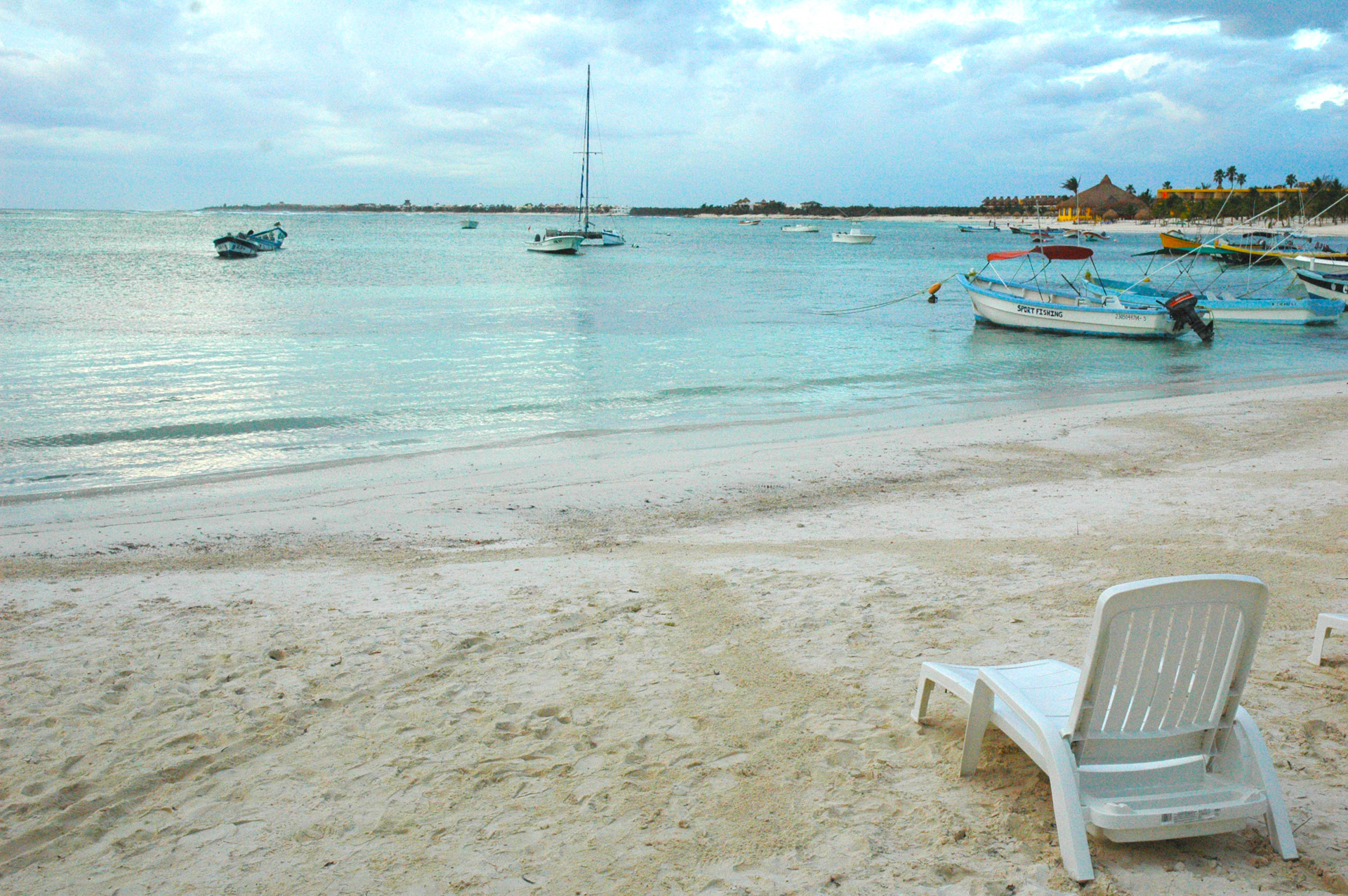 beach beach chair bay free photo