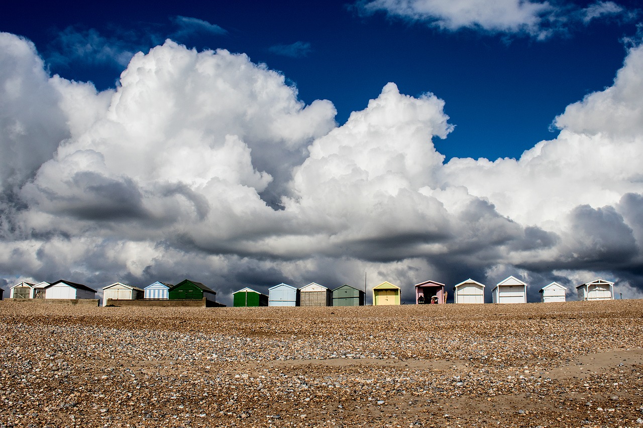 beach huts uk shoreham by sea free photo