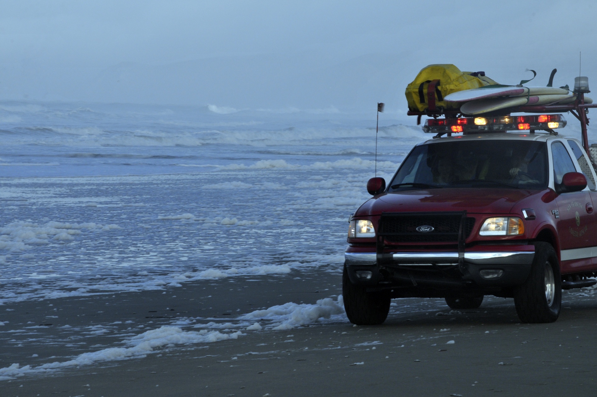 ambulance emergency beach free photo