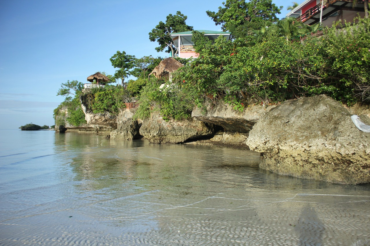 beach resort philippines ocean free photo