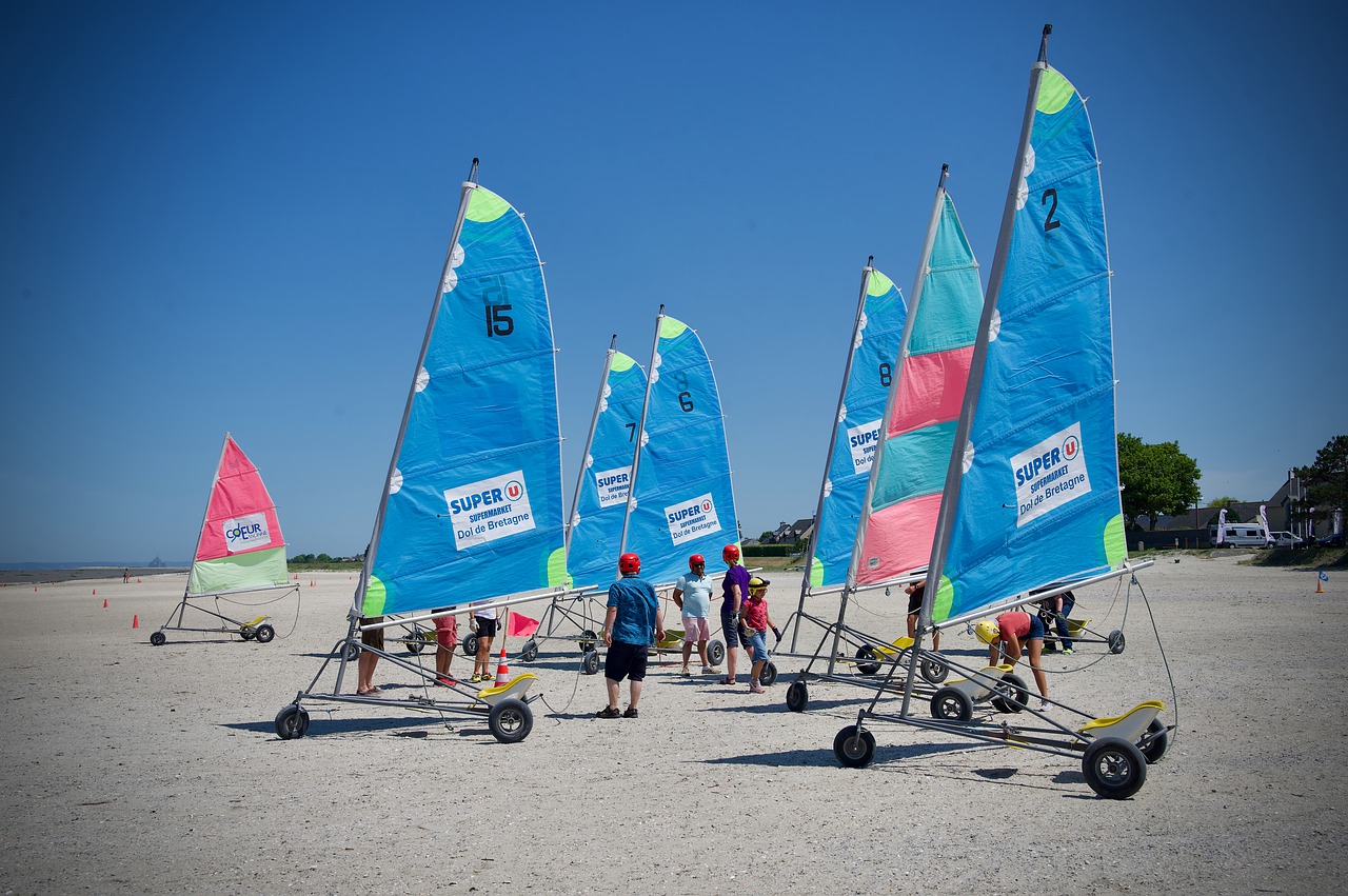 beach sailing  beach  sand beach free photo