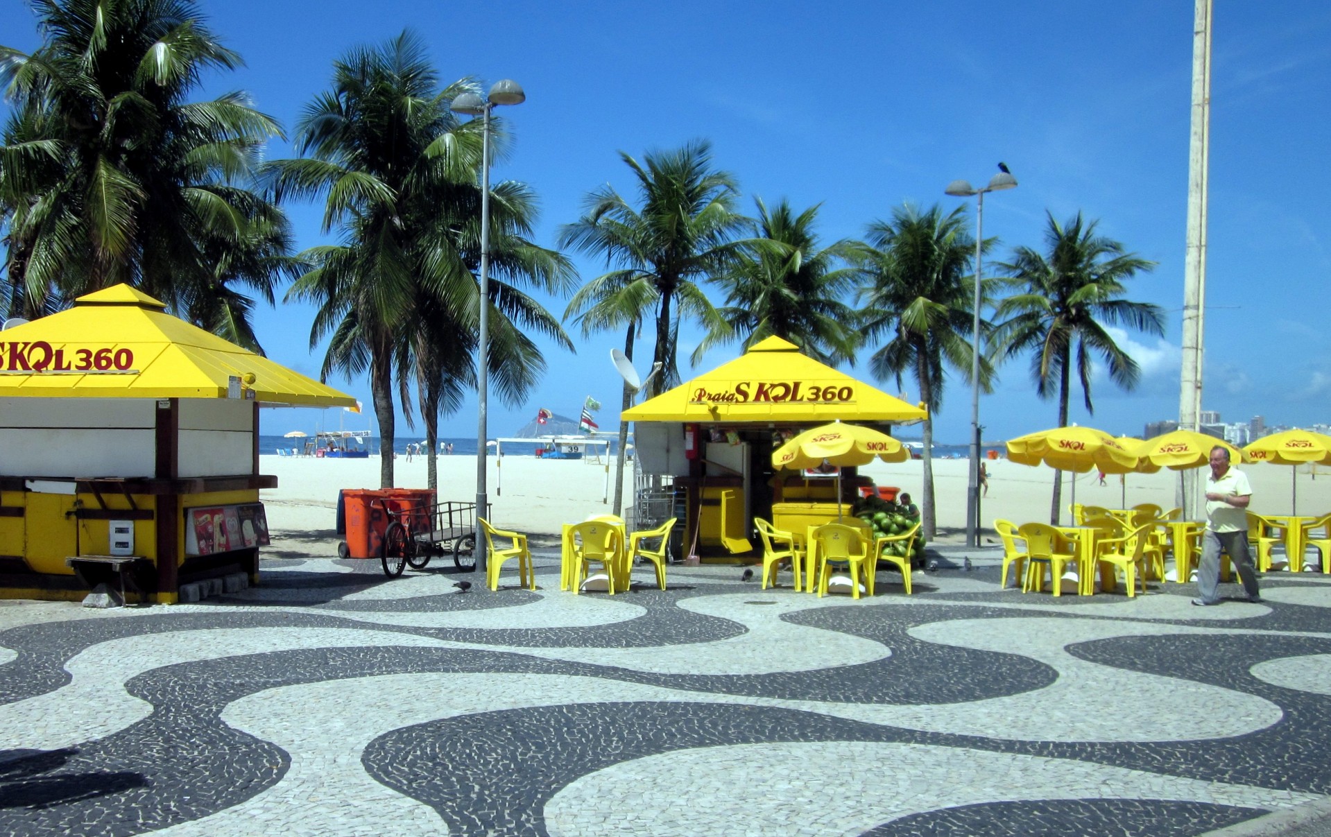 copacabana beach rio de janeiro beach free photo