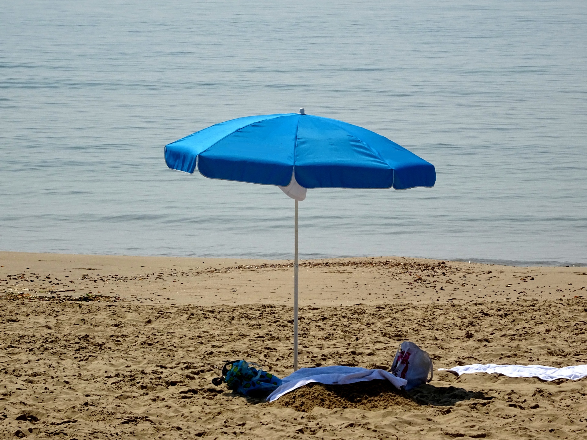 beach beaches parasol free photo