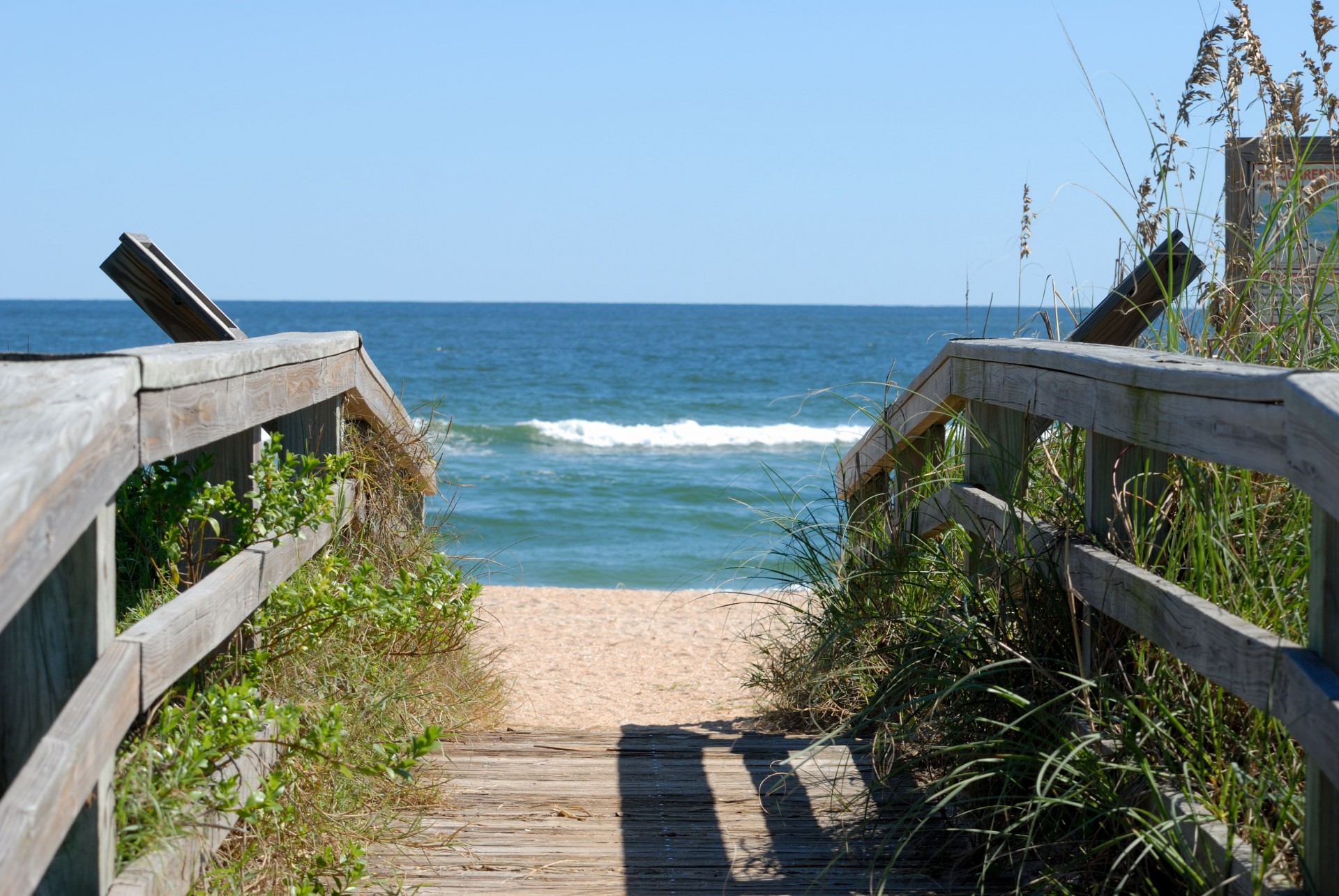 beach walkway wooden free photo