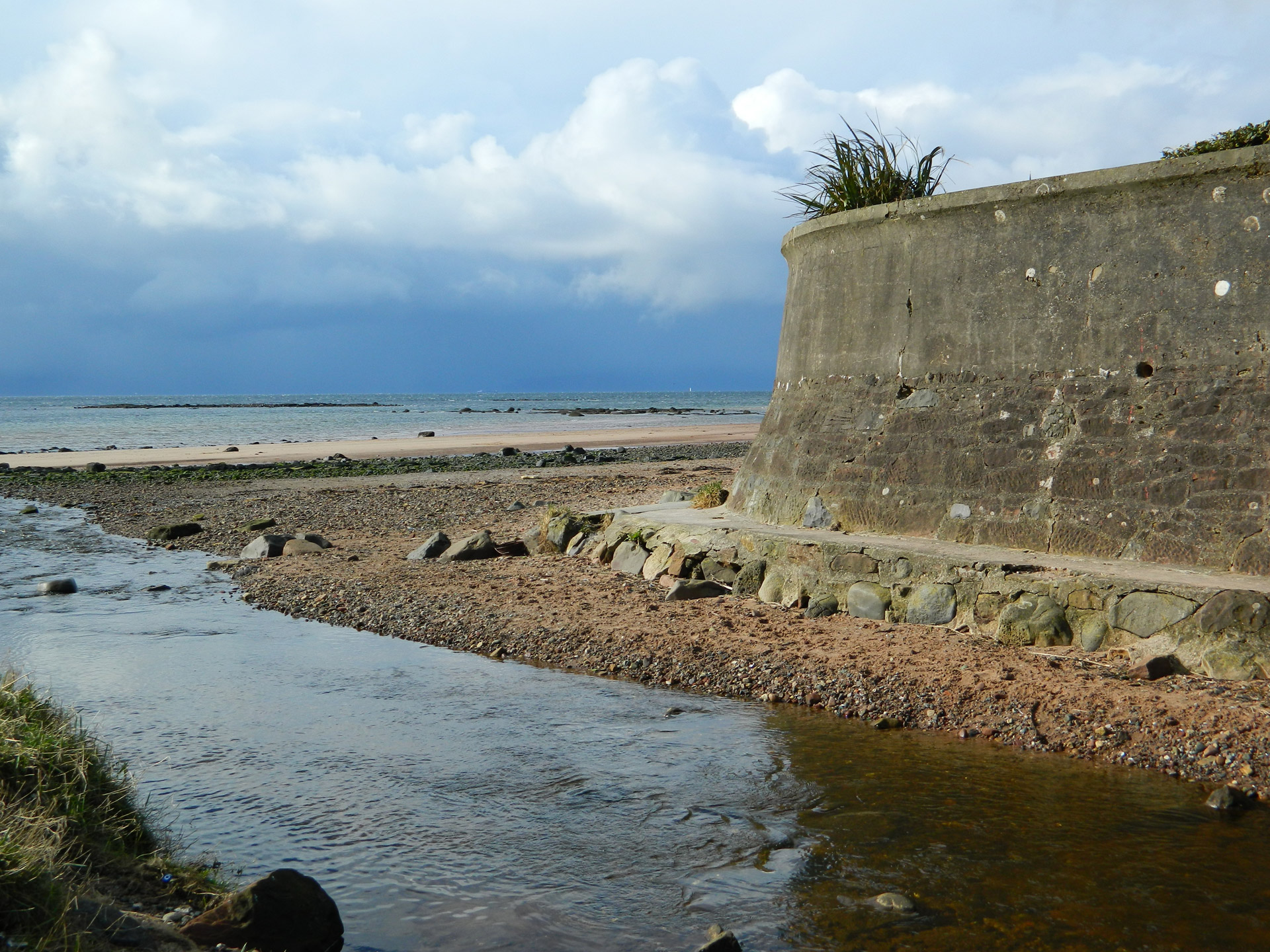 stream sea sky free photo