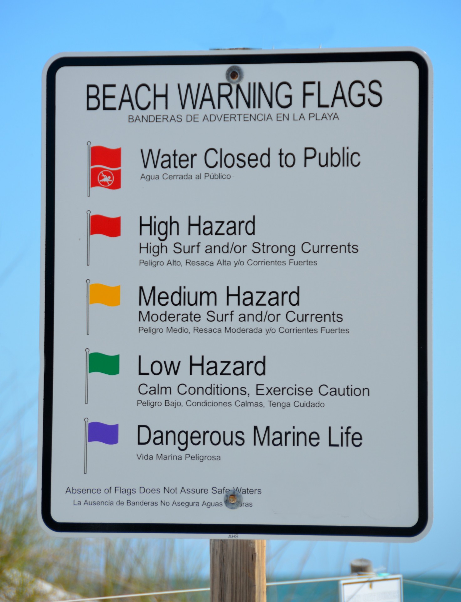 beach warning sign sign free photo
