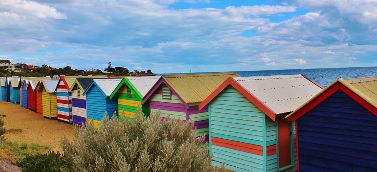 beaches houses huts free photo