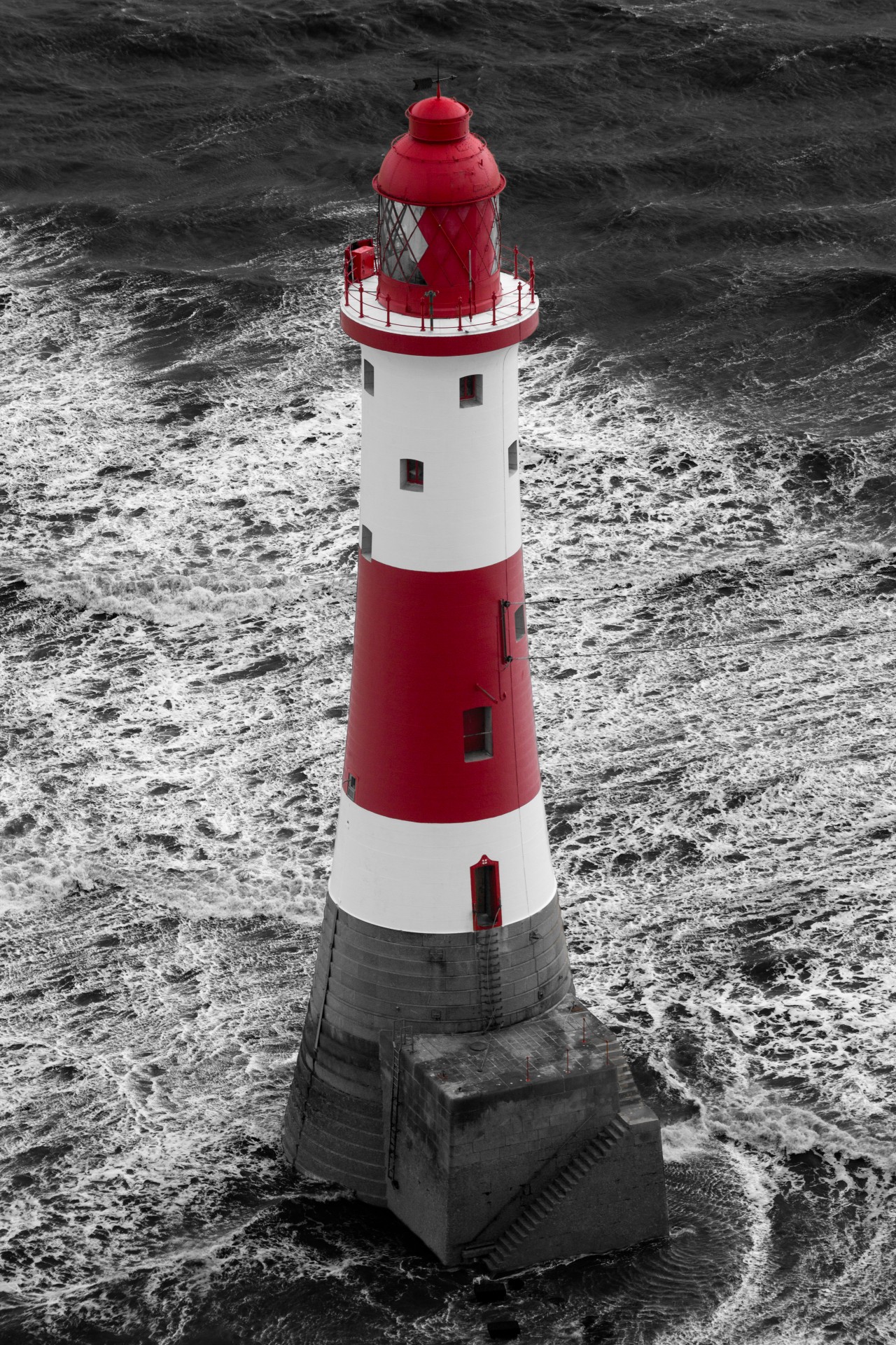beachy head lighthouse sussex free photo