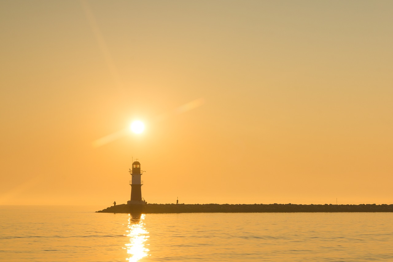 beacon  warnemünde  rostock free photo