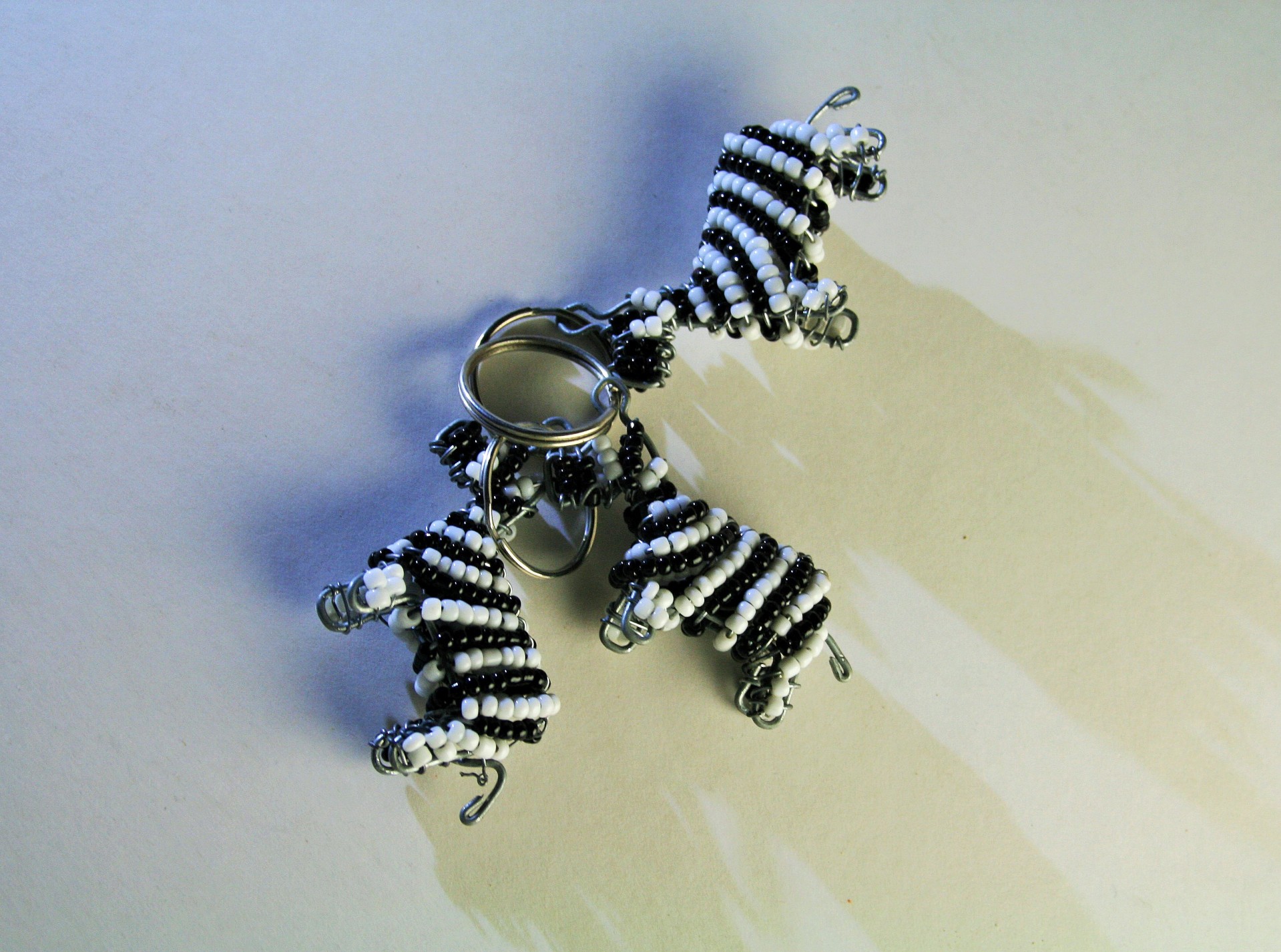 zebra beads wire free photo