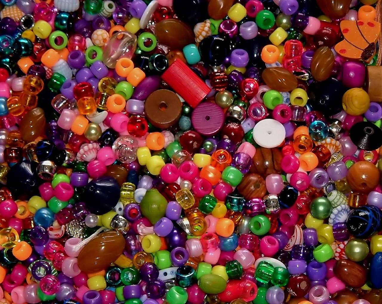 beads craft colorful free photo