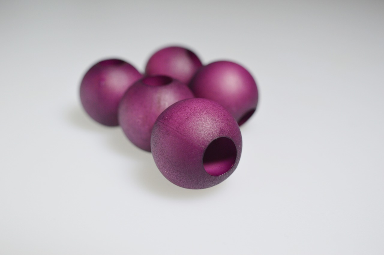 beads ball purple free photo