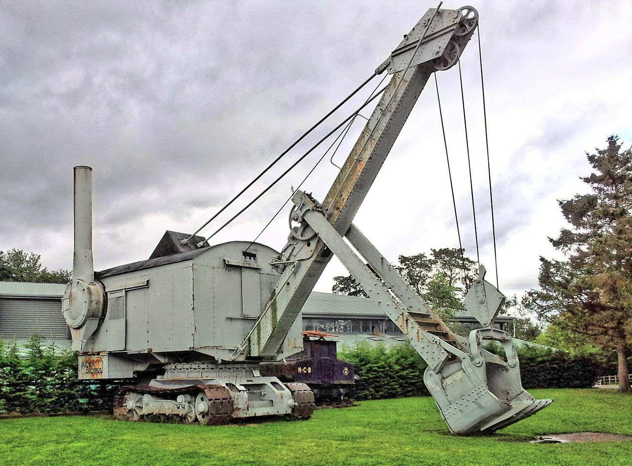 beamish vintage excavator free photo