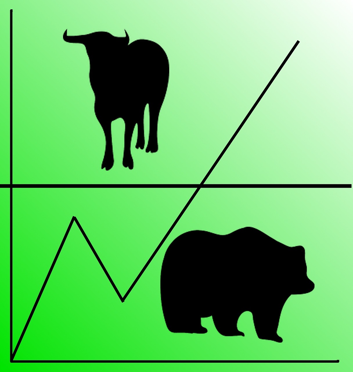 bear bull stock exchange free photo