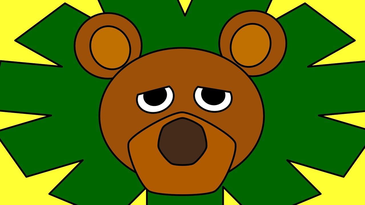 bear green brown free photo