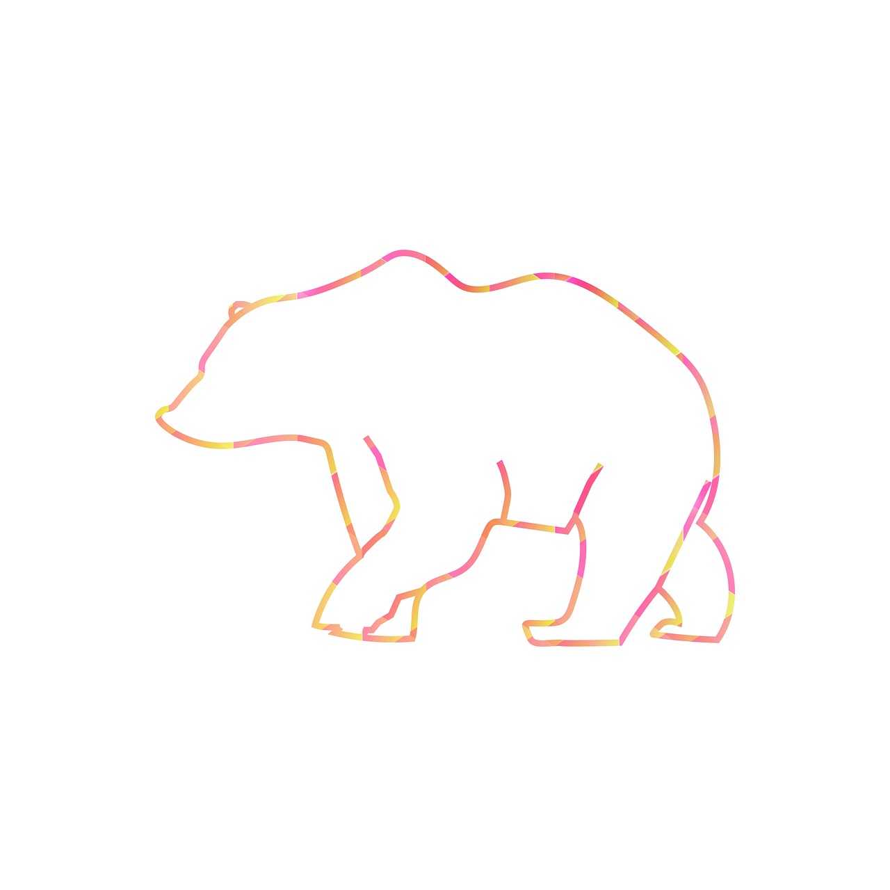 bear colour decoration free photo