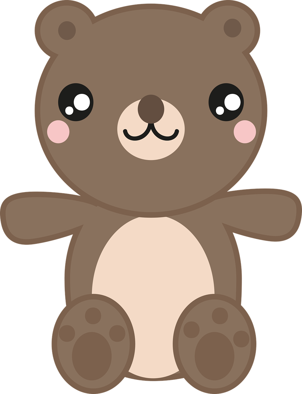 bear  cute  teddy free photo