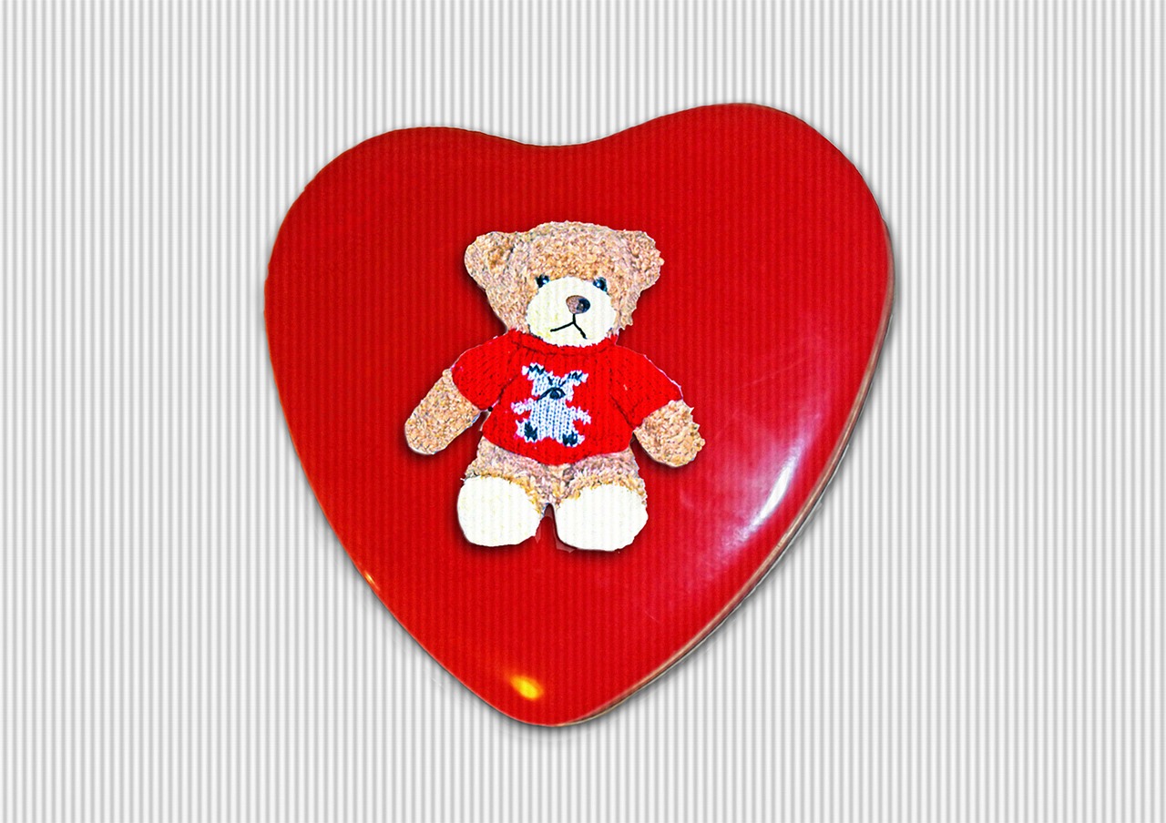 bear heart box love free photo