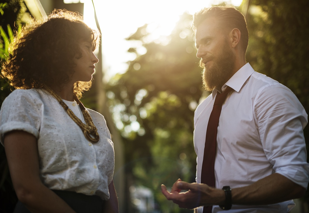 beard business city free photo