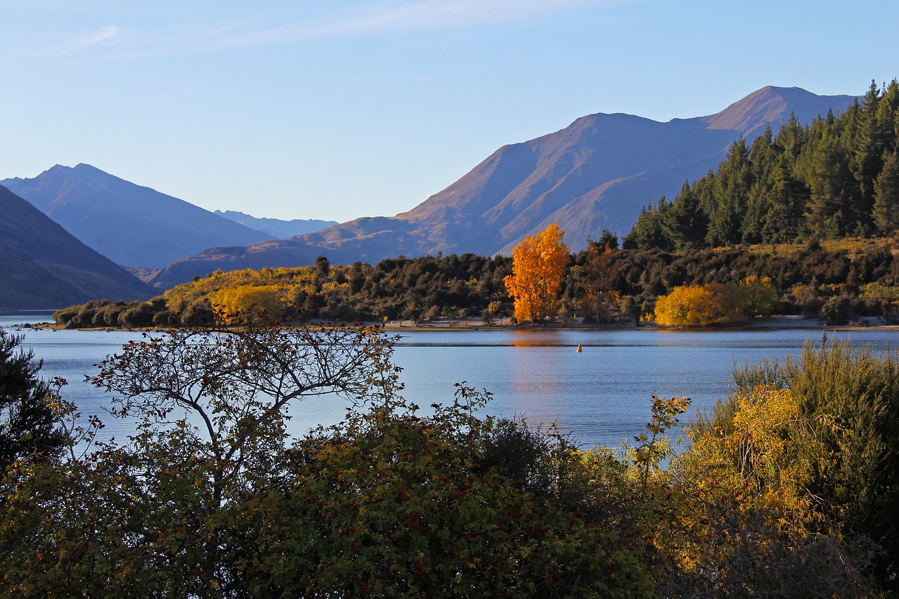 beautiful lake blue free photo