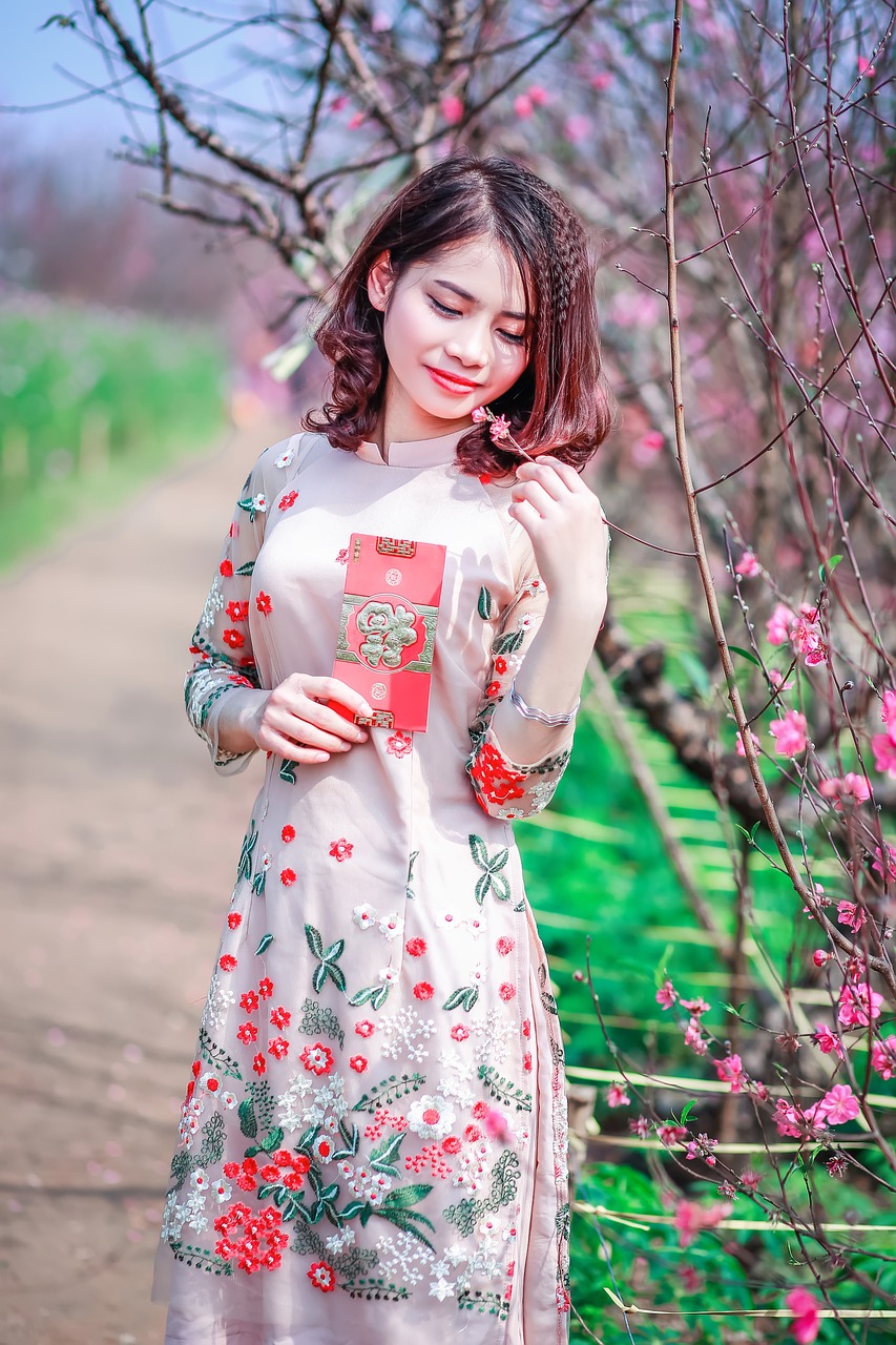 Girl beautiful outlet dress photo