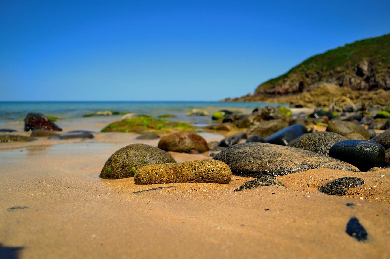 beautiful beach sand holiday free photo