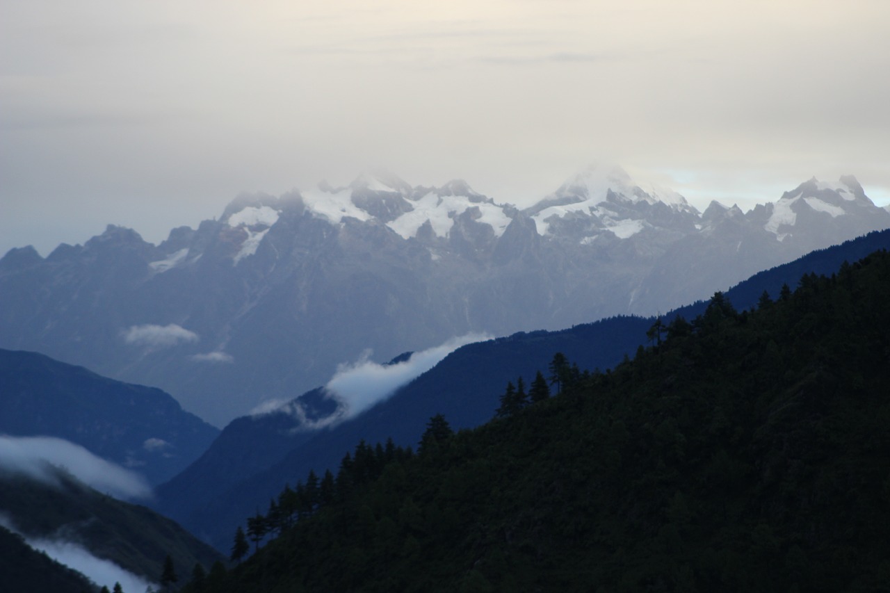 beautiful hill  way to goasaikunda  nepal free photo