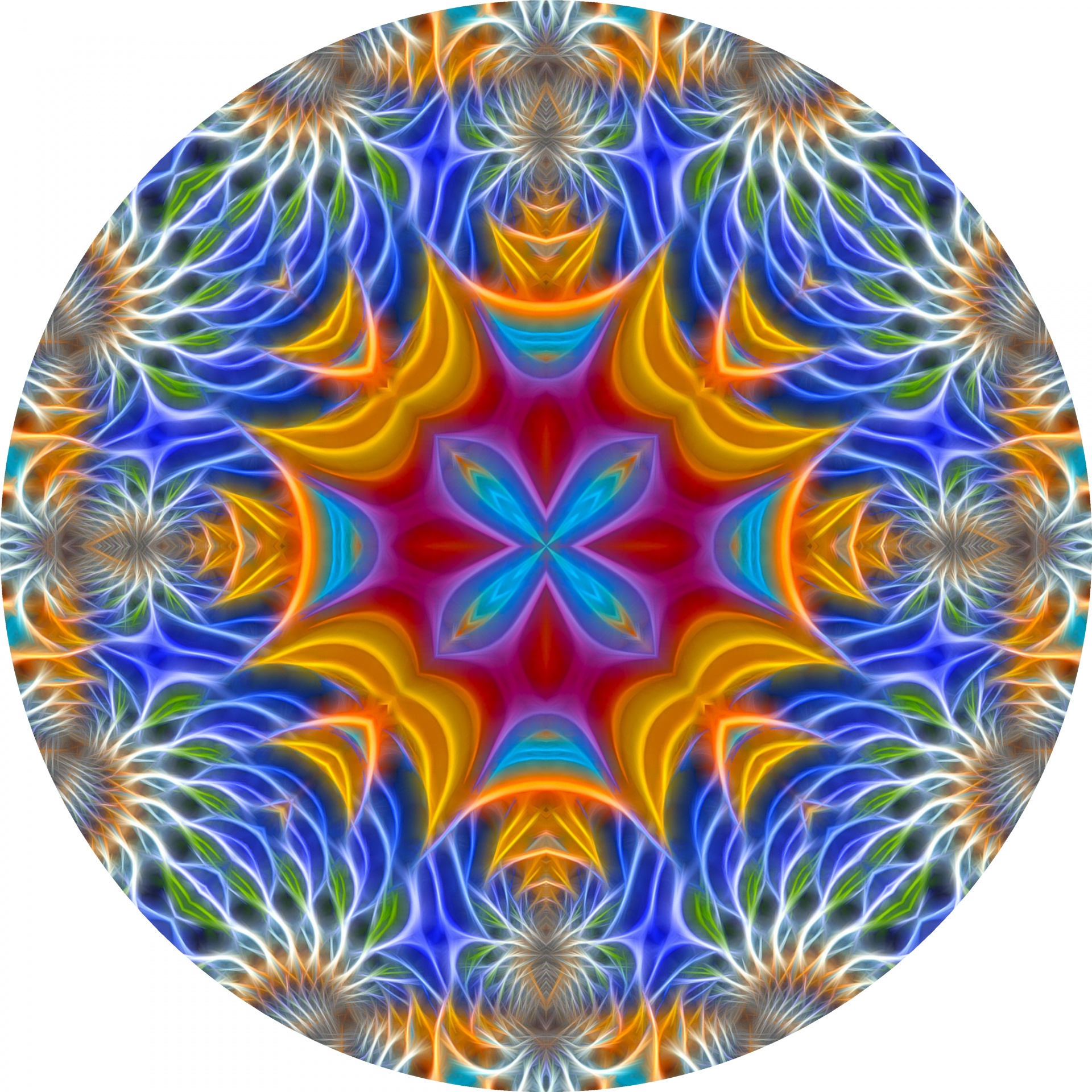 beautiful kaleidoscope circle free photo