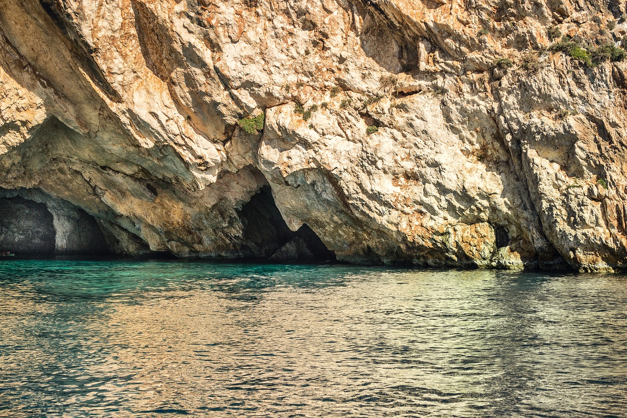 beautiful landscape poseidon god face zakynthos island greece free photo