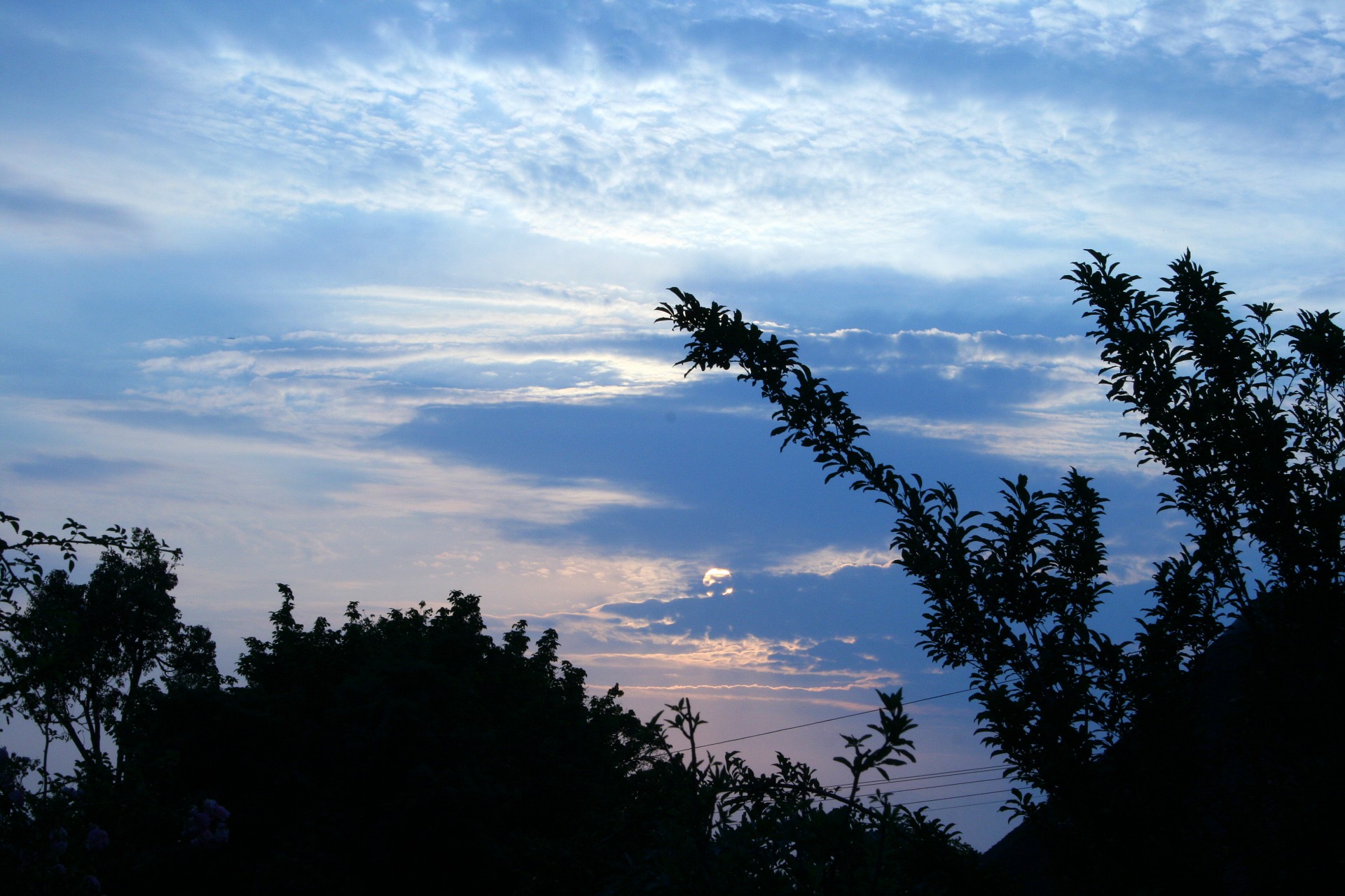 sky cloud shining free photo