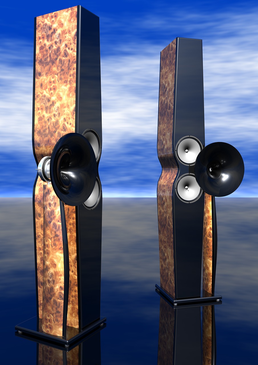 beautiful speaker reader project horn loudspeaker free photo