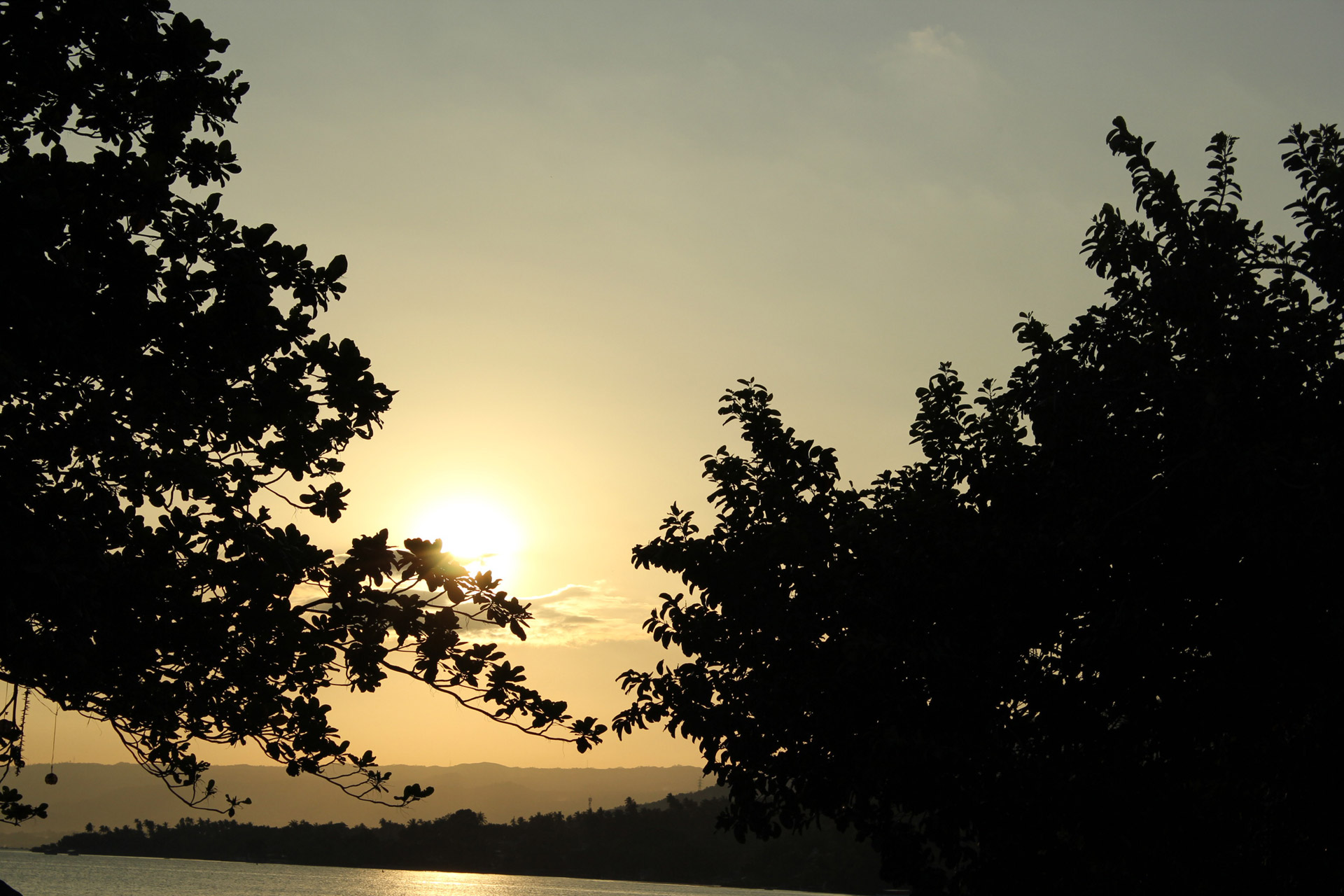 sunset clouds nature free photo