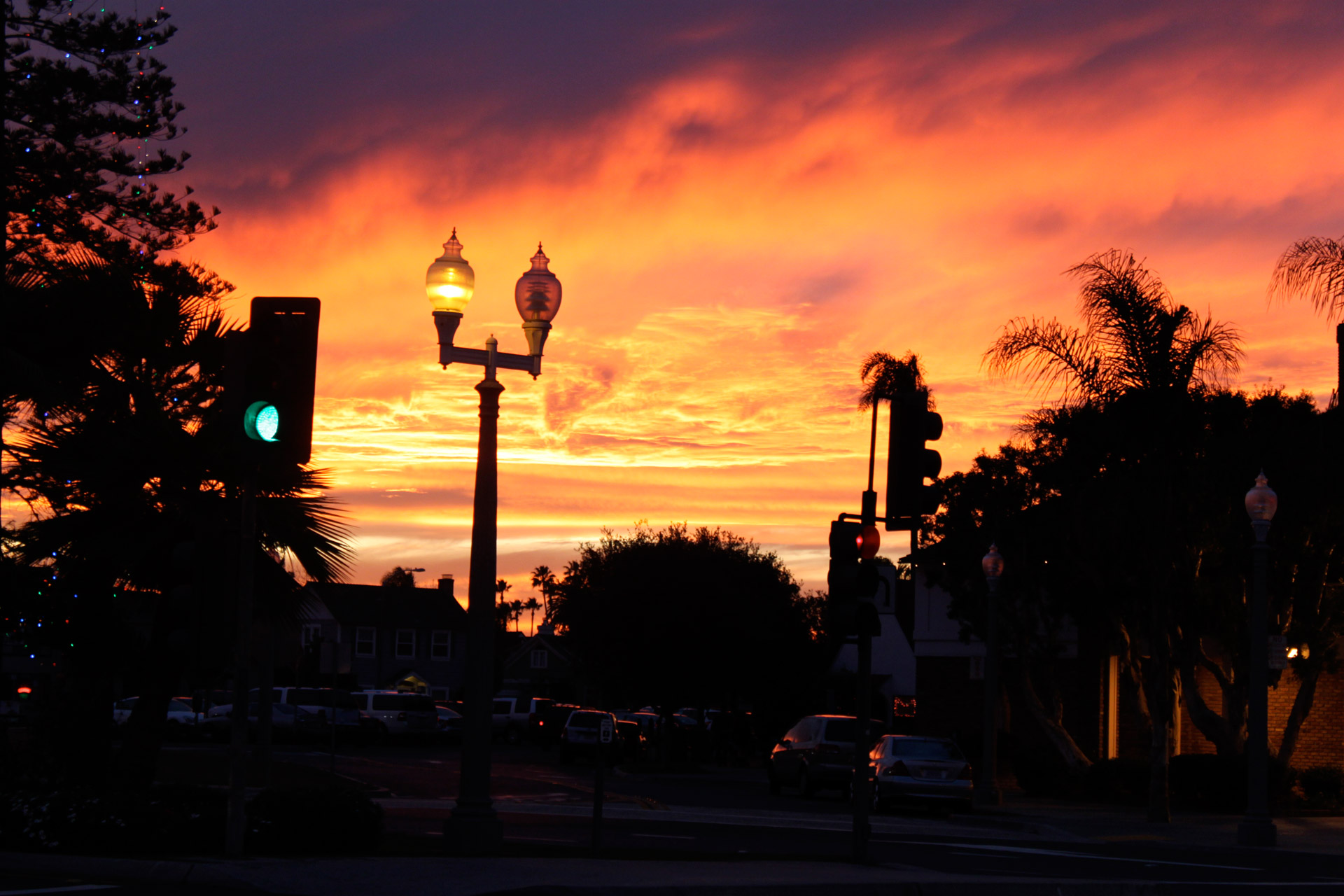 Download free photo of Sunset,holidays,beautiful,lights,lamp - from needpix.com