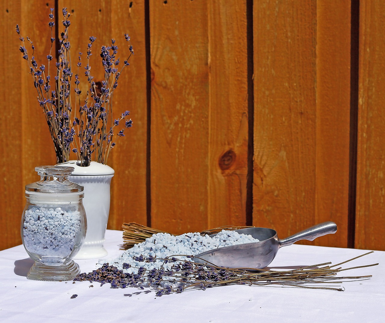 beauty bath salts lavender free photo