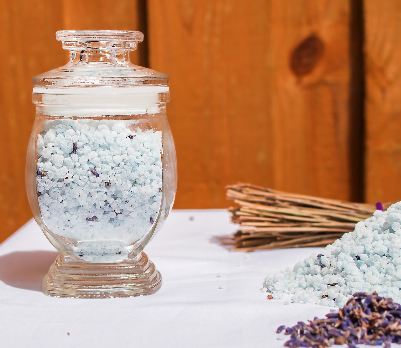 beauty bath salts lavender free photo