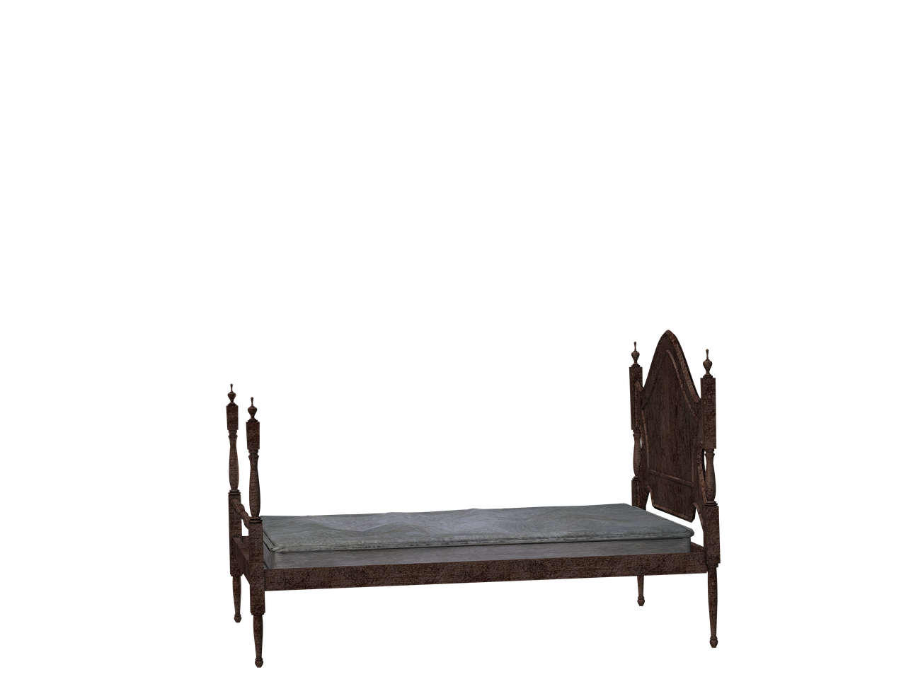 bed wooden bed rest free photo