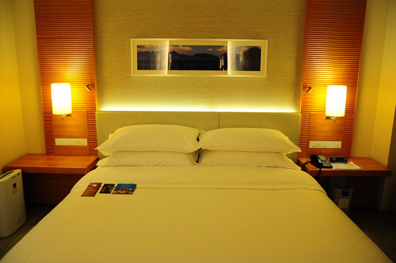 bed hotel hiroshima free photo