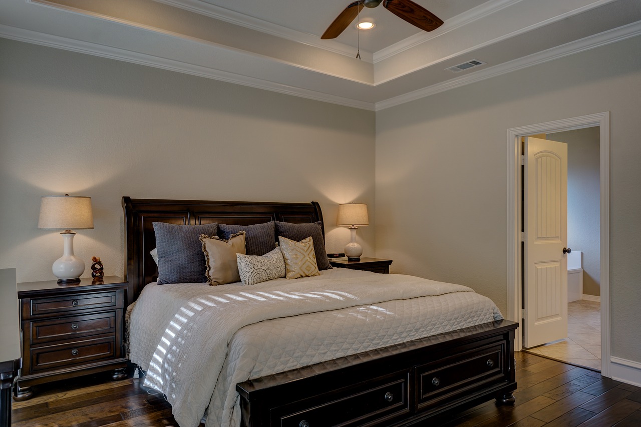 bedroom real estate interior design free photo