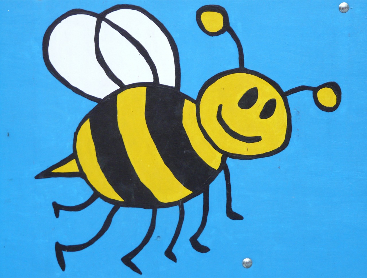 bee wasp comic free photo