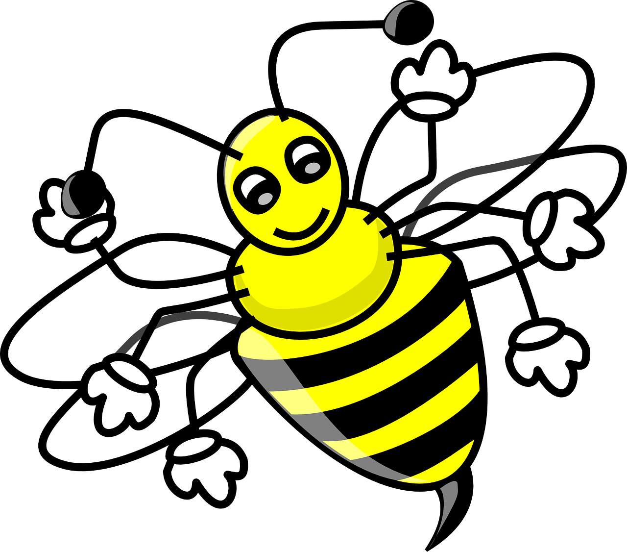 bee,honey,wings,stinger,insect,bug,cute,free vector graphics,free pictures, free photos, free images, royalty free, free illustrations, public domain
