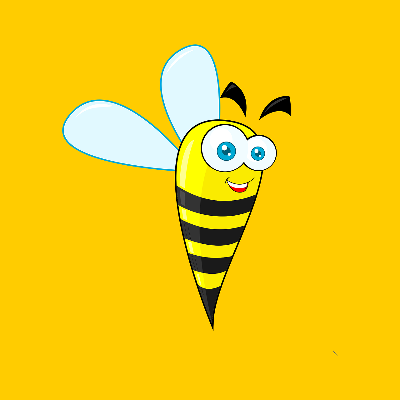 bee fun funny free photo