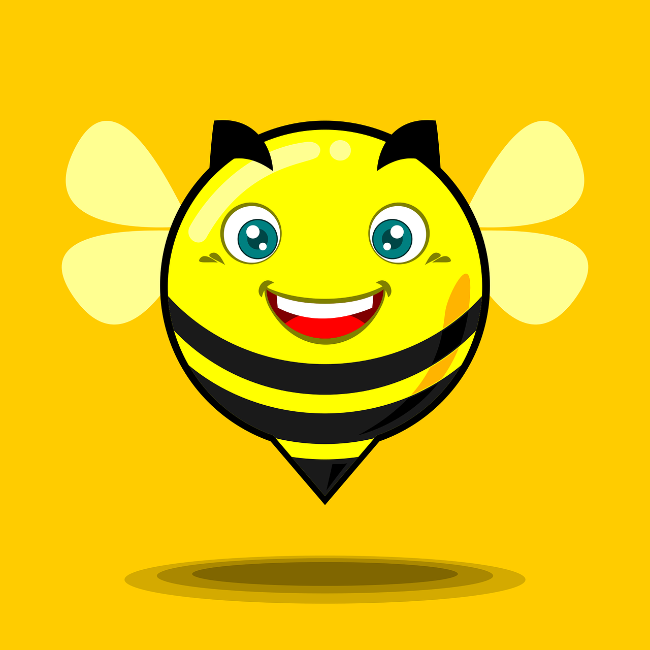 bee fun funny free photo