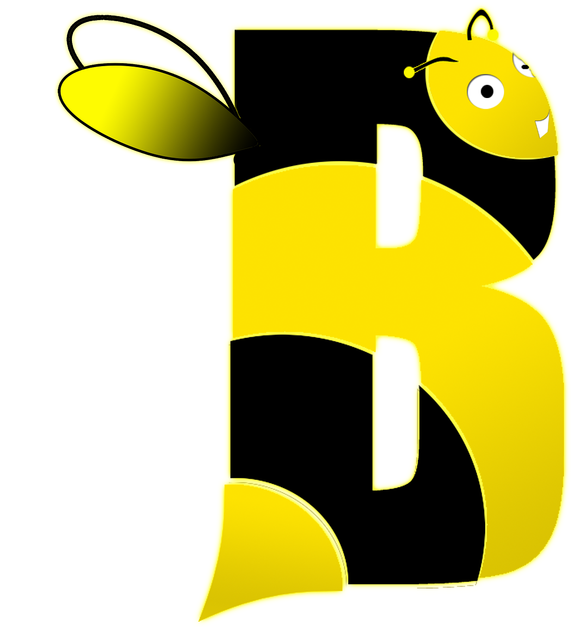 bee letter b free photo