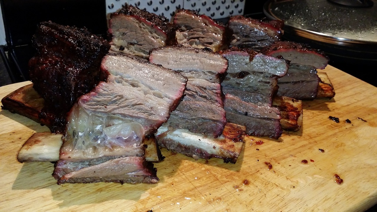 beef ribs bbq free photo