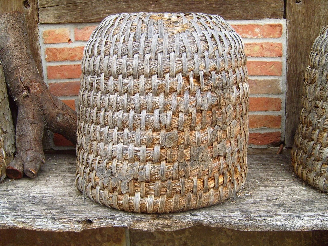beehive wicker old free photo