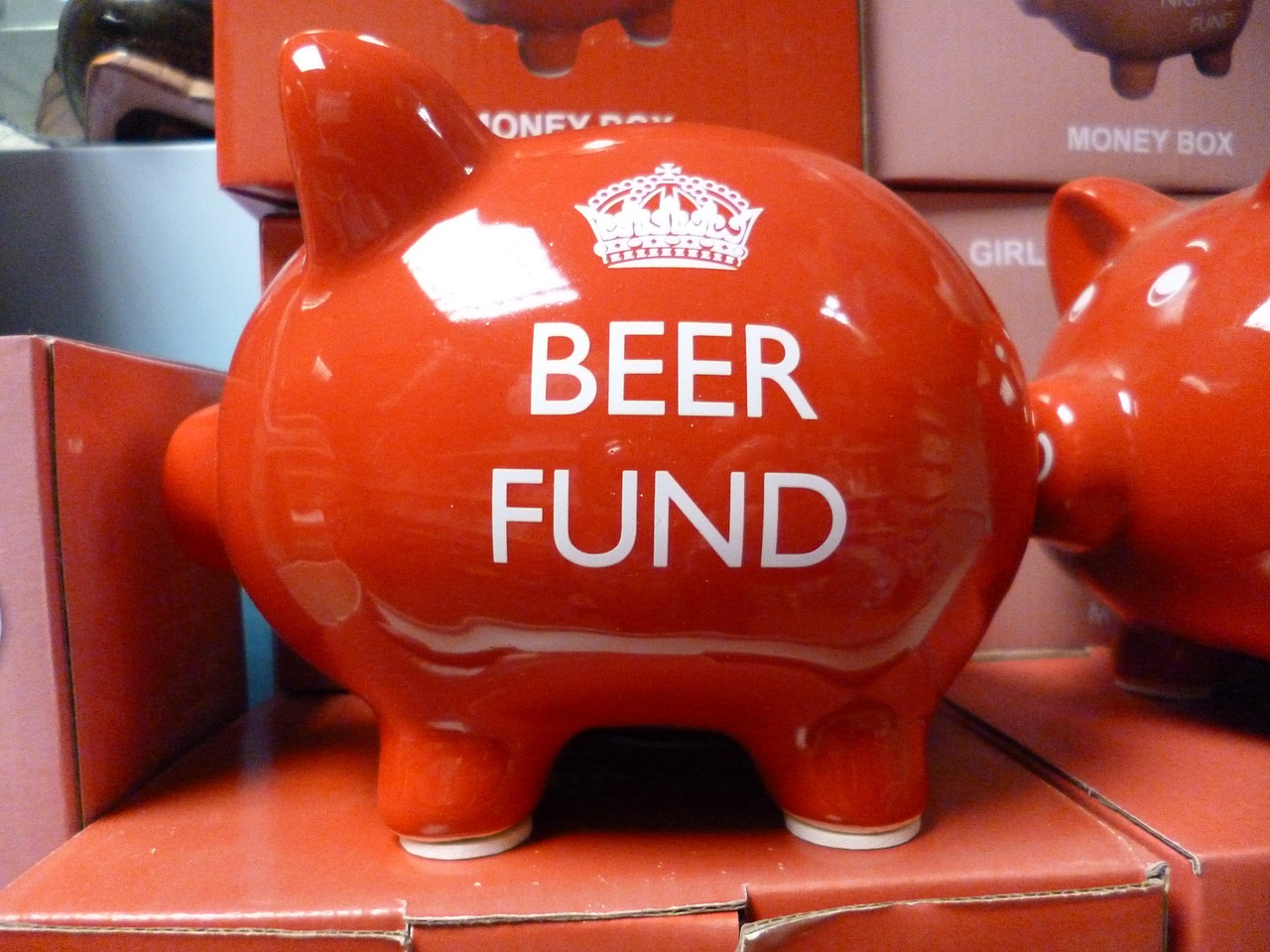 beer pig piggy bank free photo