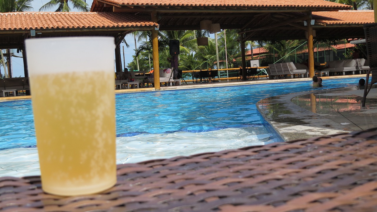 beer brazil pool free photo